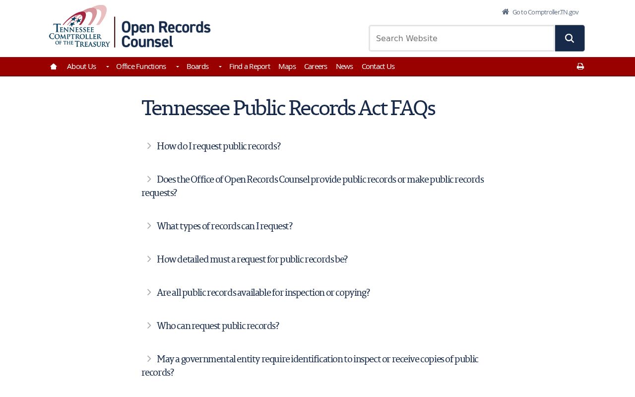 Decatur County warrant records: Tennessee public-records guidance